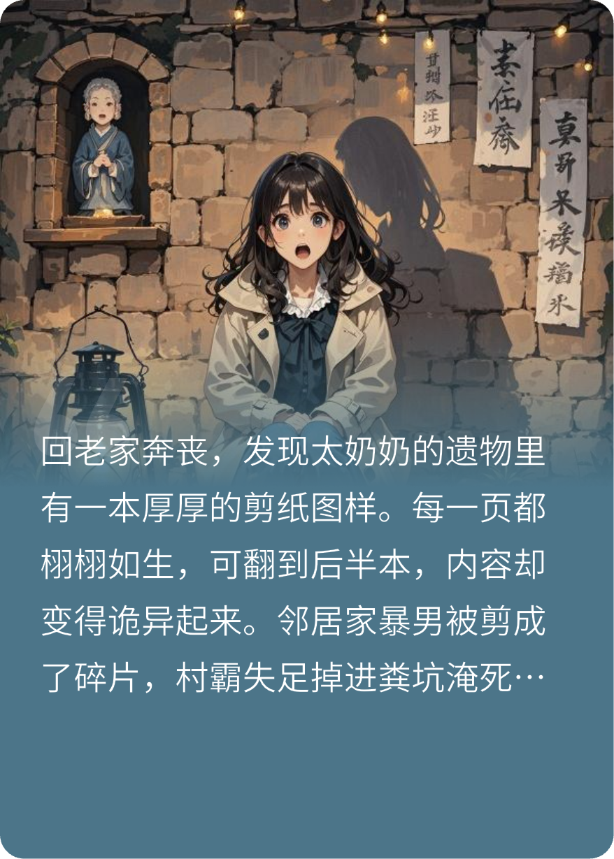 血色剪纸：百年诅咒与四代女性的生死簿
