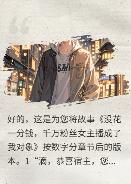 没花一分钱，千万粉丝女主播成了我对象