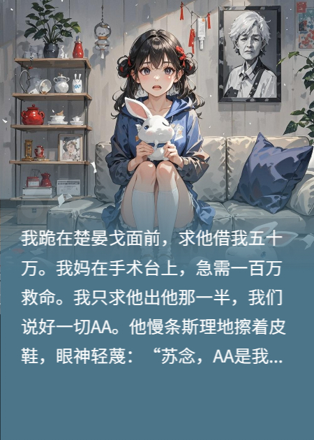 AA制男友，用我的钱给他妹买房