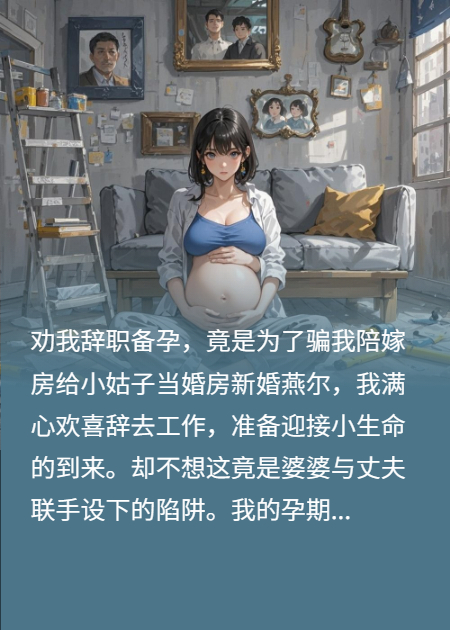 劝我辞职备孕，竟是为了骗我陪嫁房给小姑子当婚房