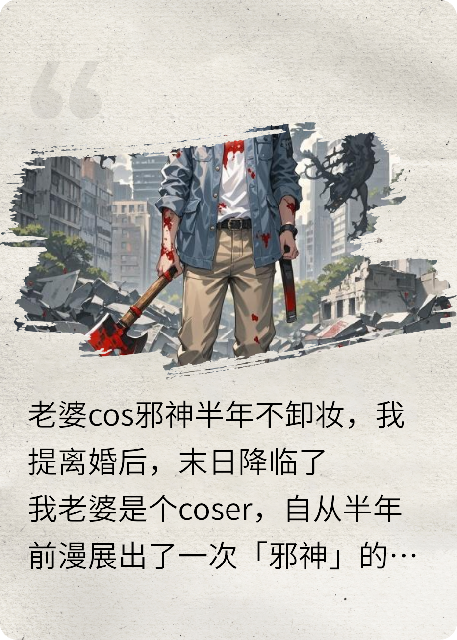 老婆cos邪神半年不卸妆，我提离婚后，末日降临