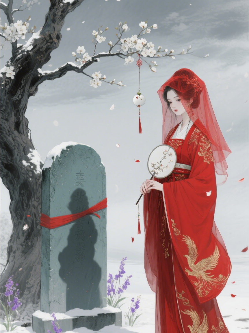 白绫红嫁