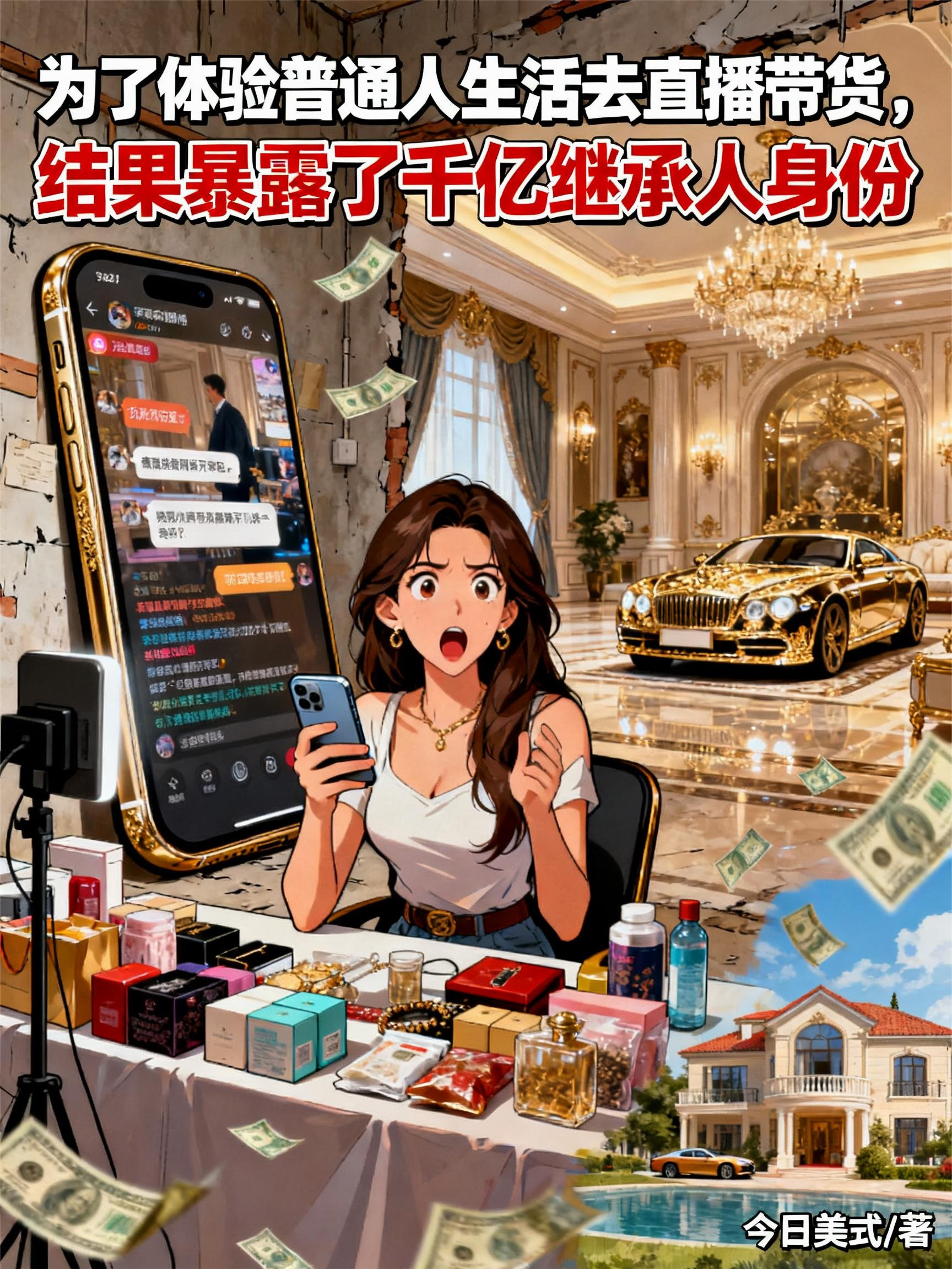 直播带货时意外暴露了豪门身份