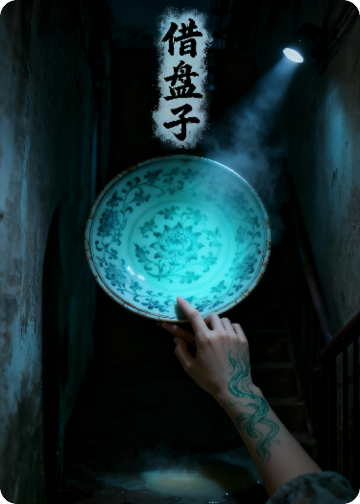 借盘子