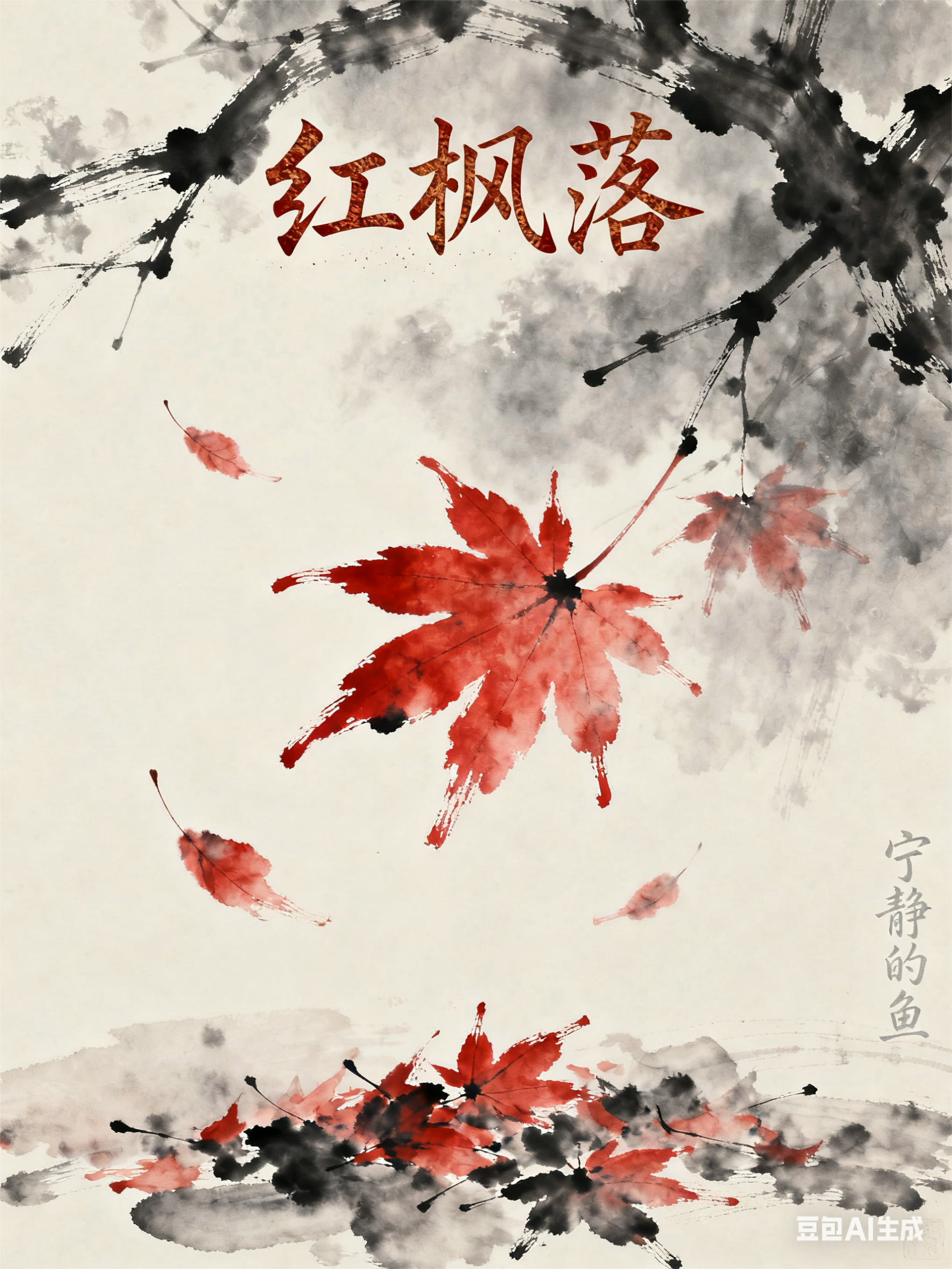 红枫落