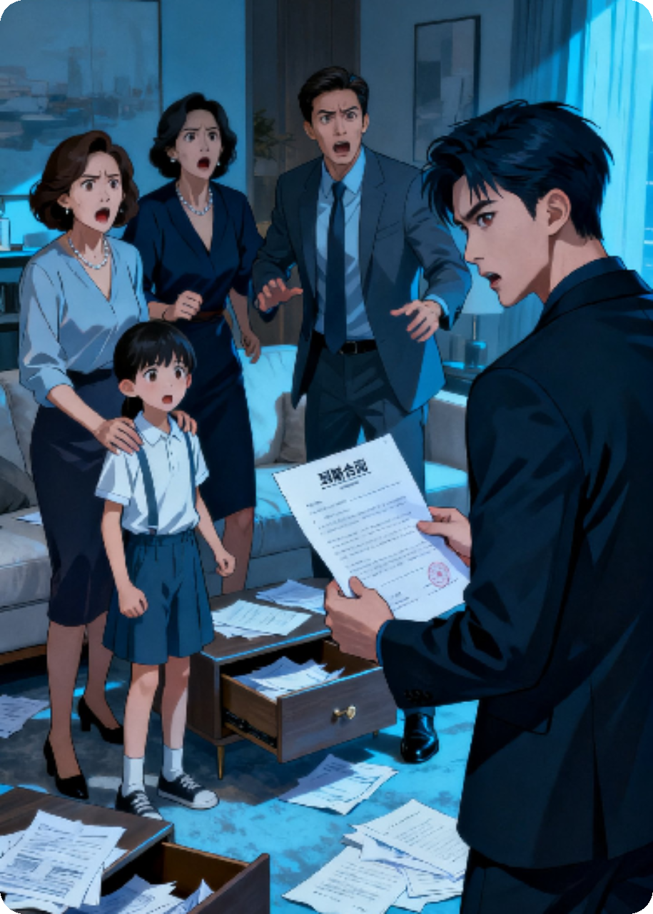 替身合同到期，总裁全家都慌了