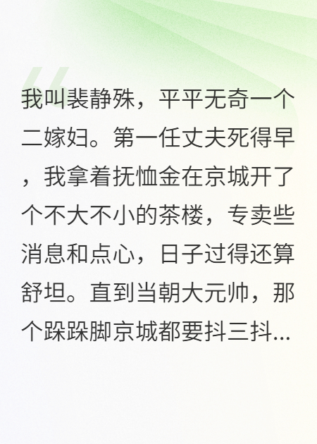 我那便宜继子非说我是妖妃