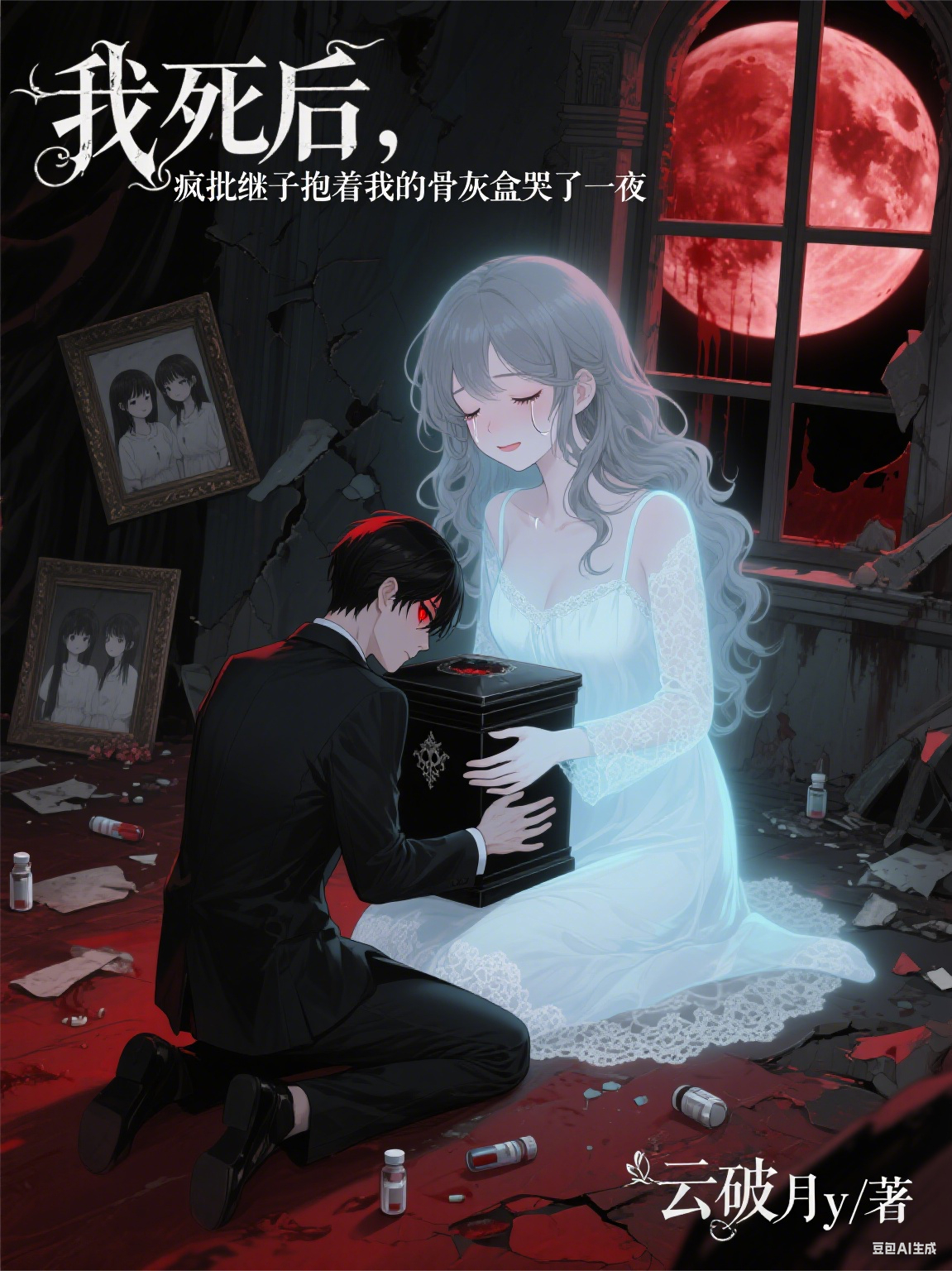 我死后，疯批继子抱着我的骨灰盒哭了一夜