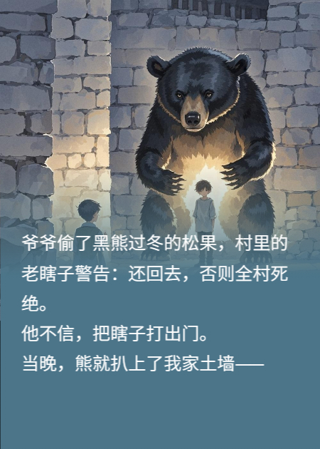 黑熊敲门时