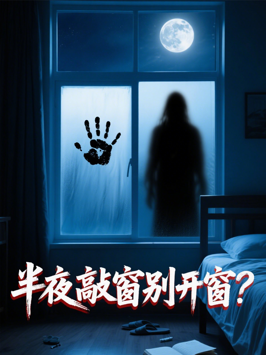 半夜敲窗别开窗？