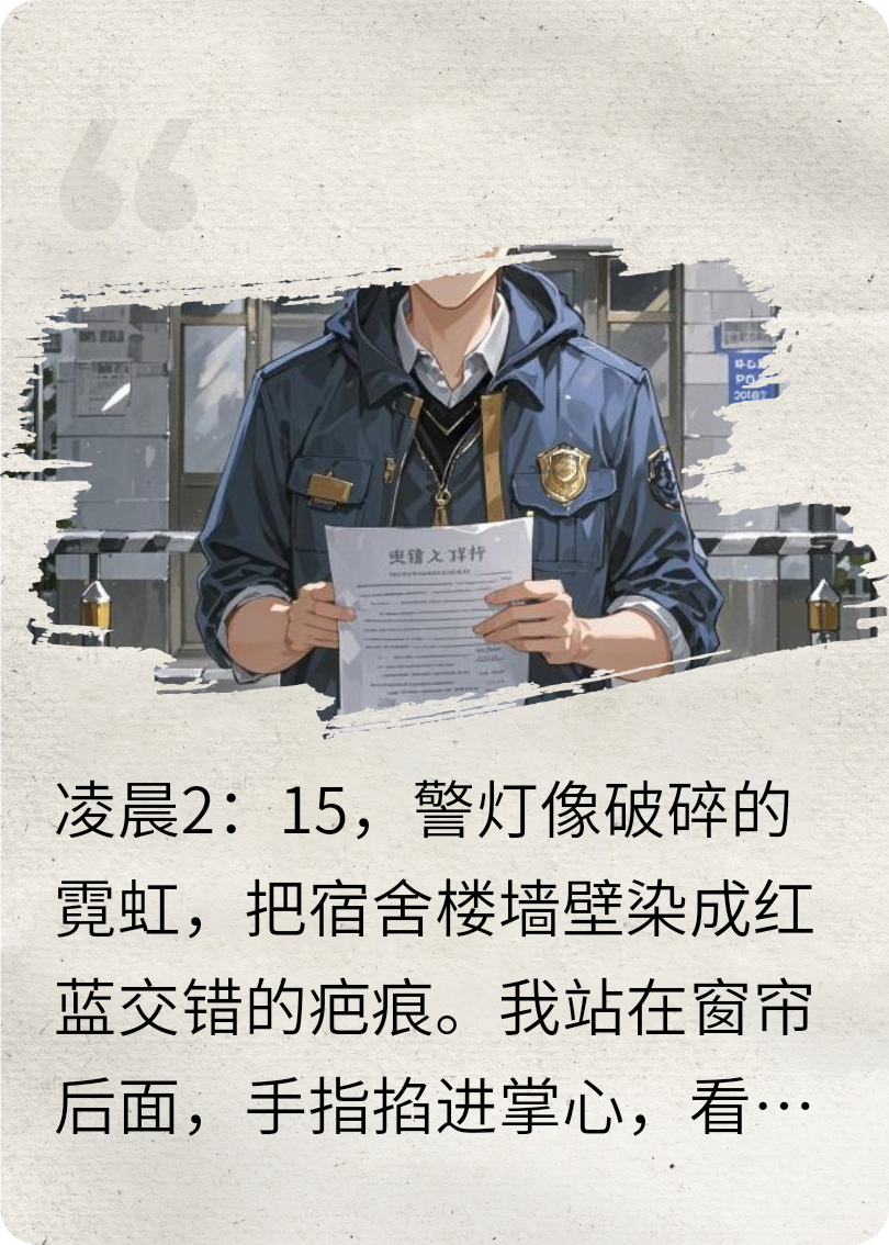 我替室友顶罪的第47天，警察告诉我他根本没犯法