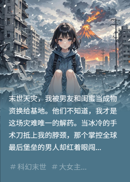 末世降临，我成了活体血清后冷面首席他疯了