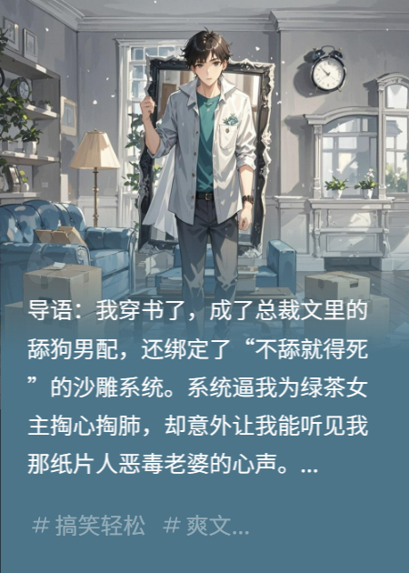 穿书成舔狗反派，我靠读心术攻略恶毒老婆