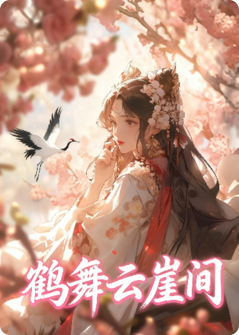 鹤舞云崖间