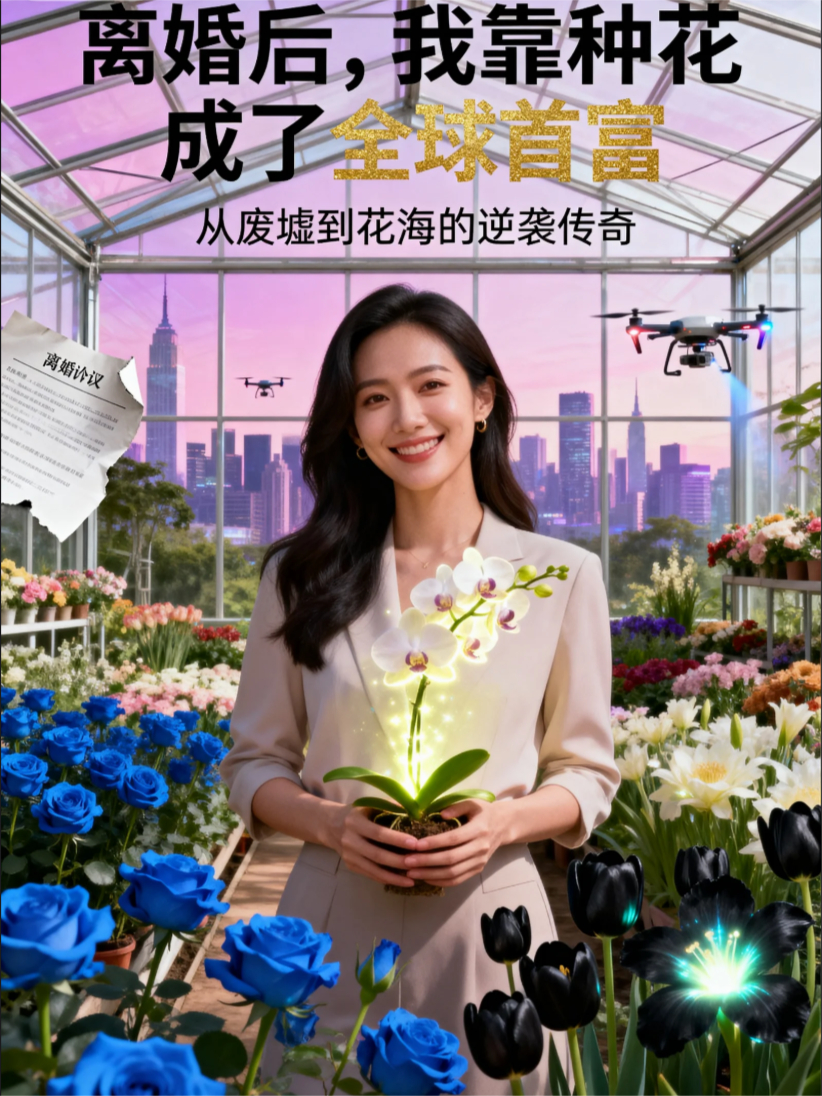 离婚后，我靠种花成了全球首富。