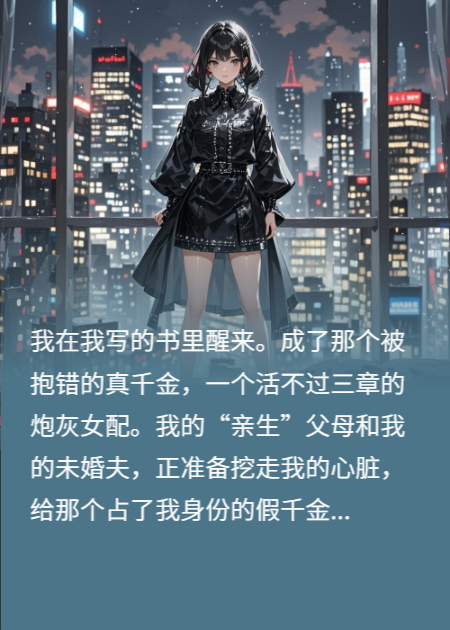 未婚夫挖我心脏，给我的替身妹妹续命