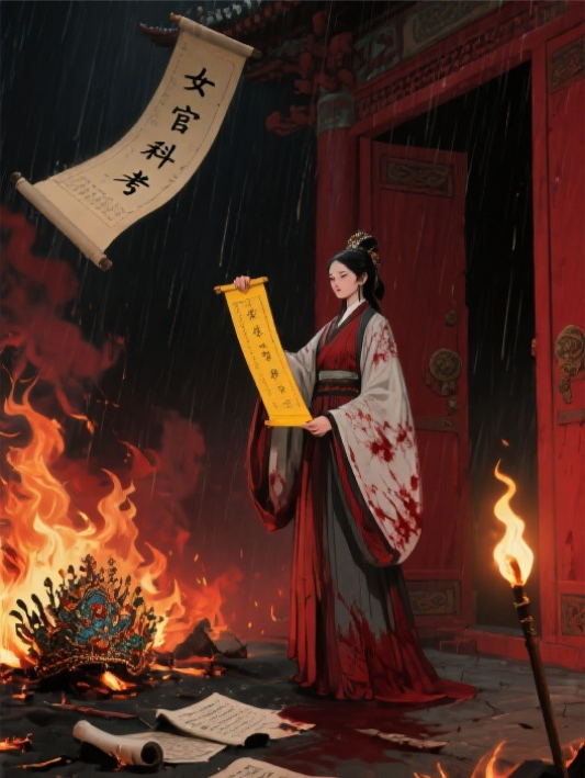 圣旨赐婚那日，我烧了诗稿去科考