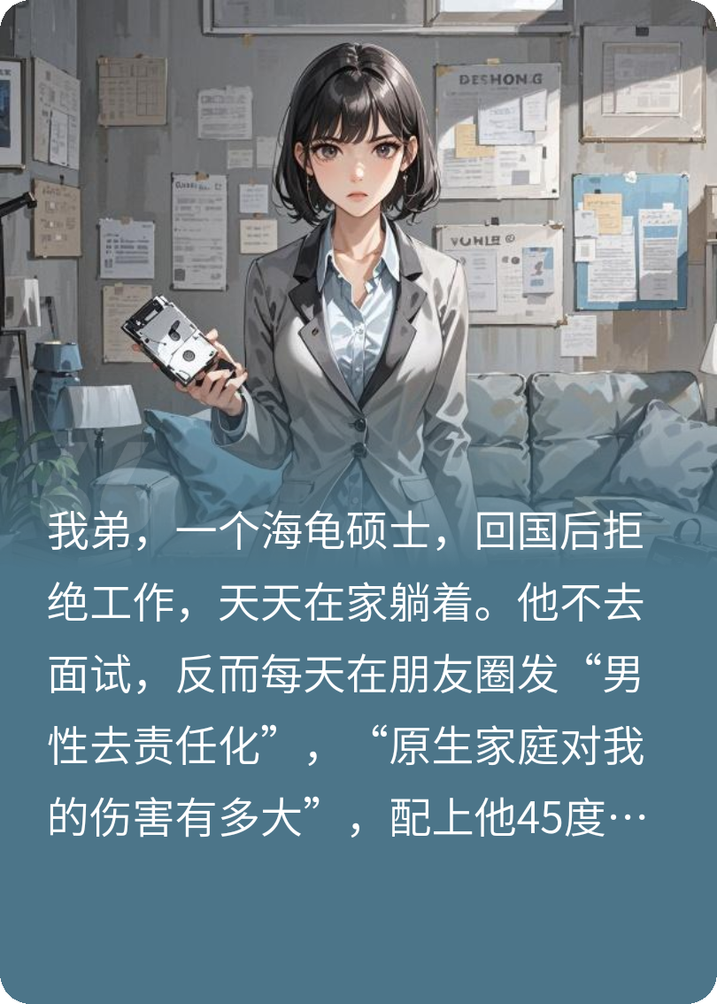 我弟要去责任化，我把他踹出家门
