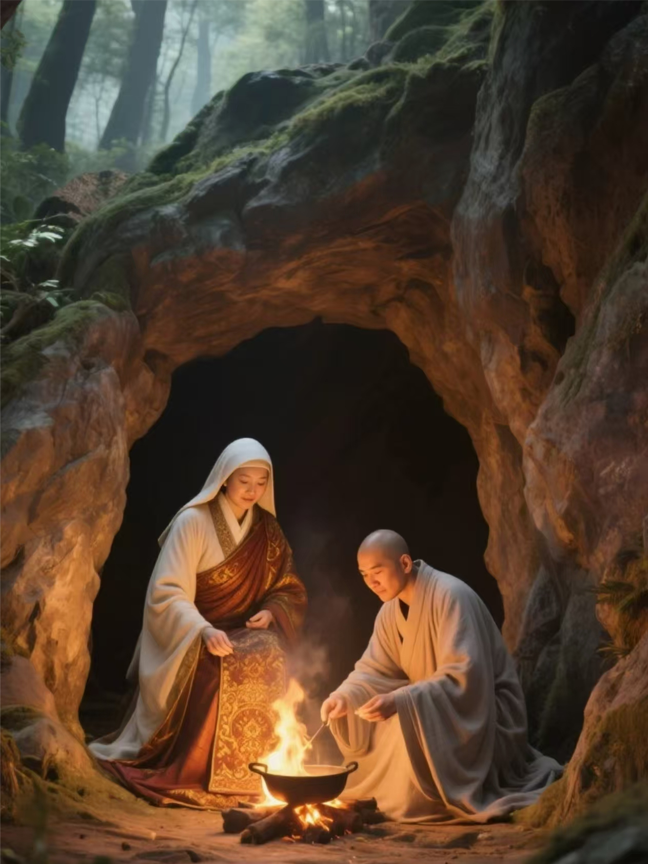 误入尼姑庵，研究僧被迫取经。