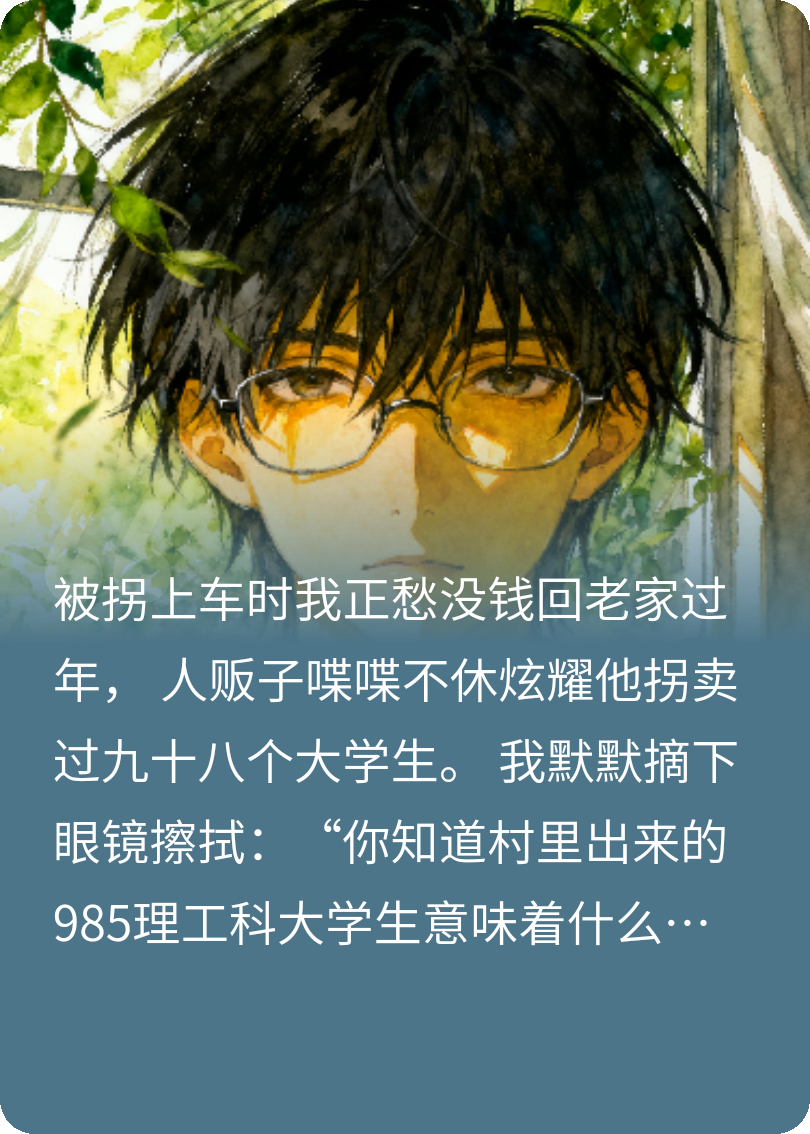 我把人贩反手卖进黑煤窑