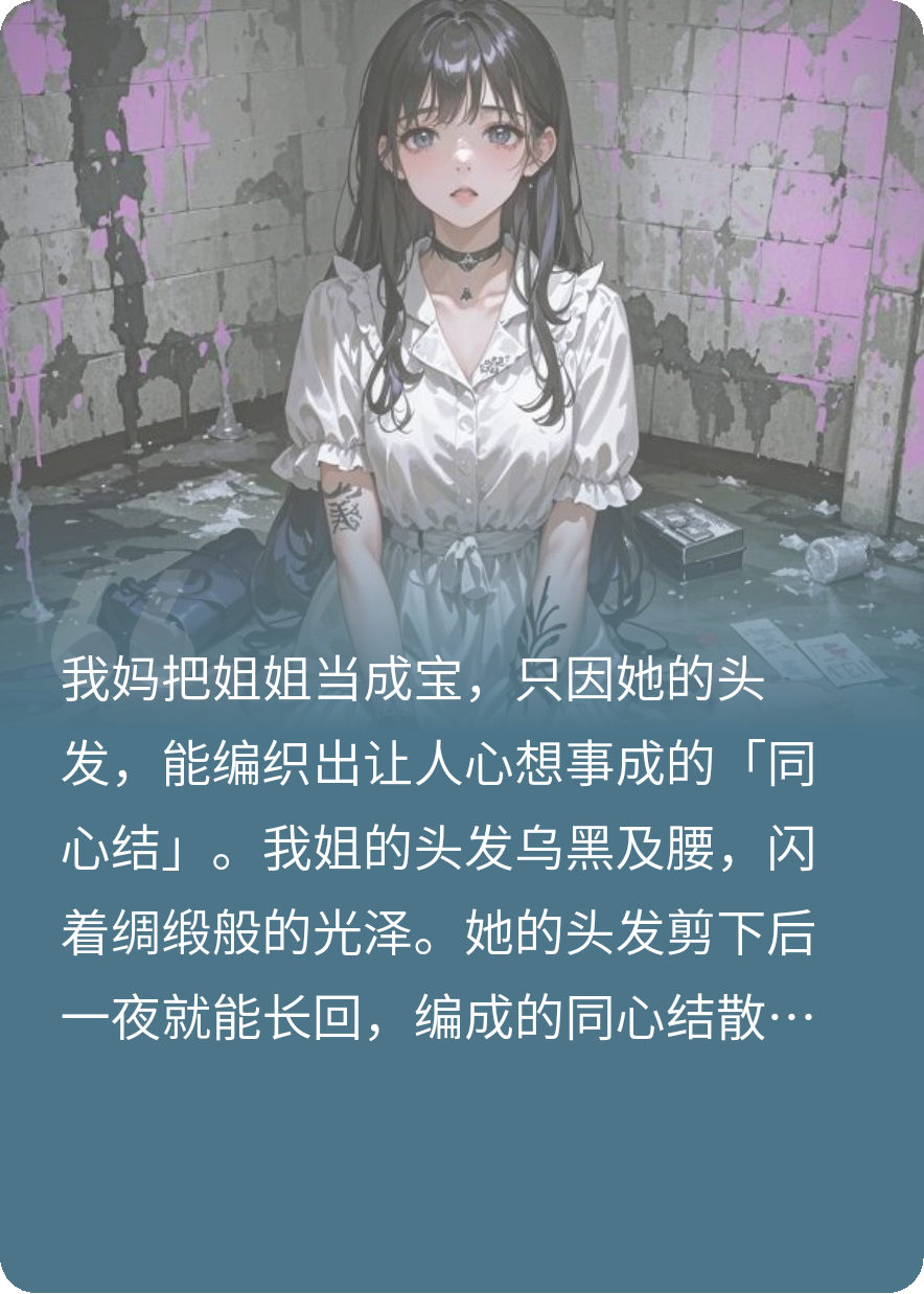 靠我姐的许愿长发，我妈直播赚疯了，弹幕却全是讣告