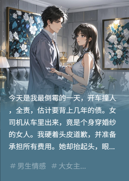 撞上婚纱女：别赔了，救我！