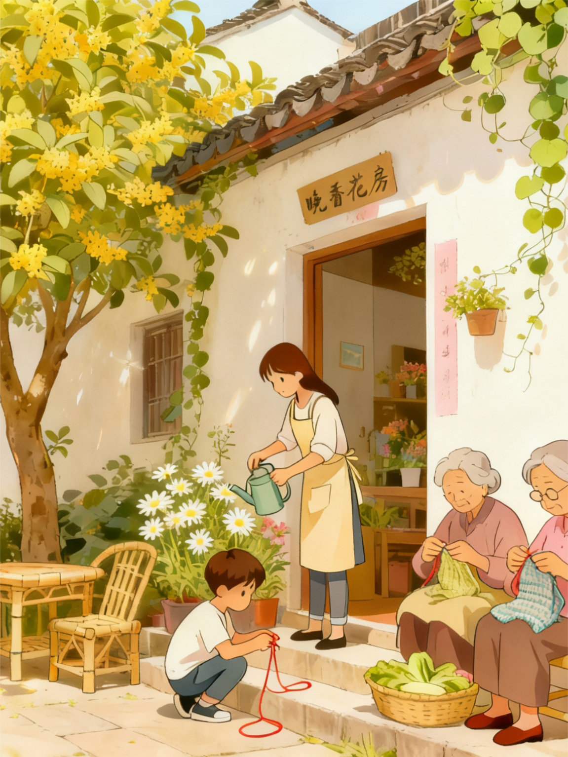 青藤巷的晚香与暖