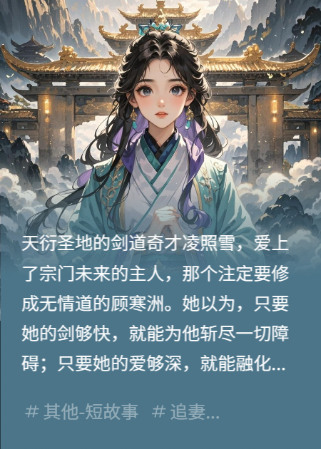 为师尊挡剑后，他冷漠无情。今世他为我道心破碎