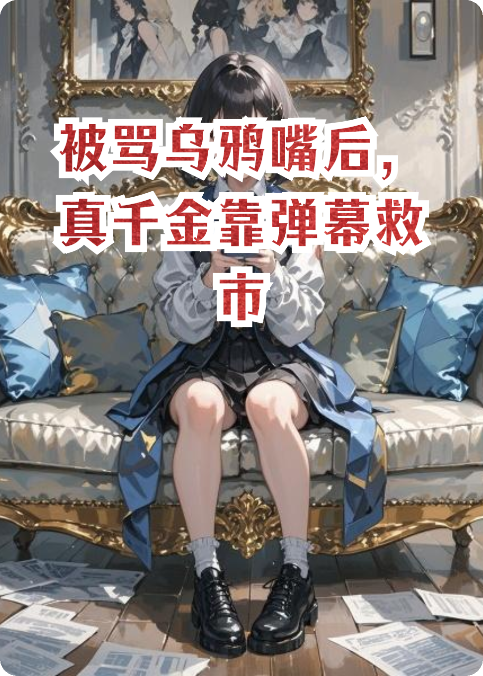 被骂乌鸦嘴后，真千金靠弹幕救市