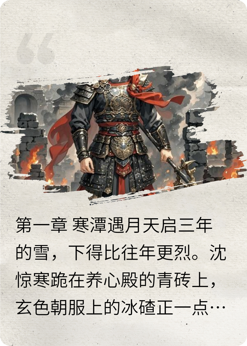 烬染寒潭月