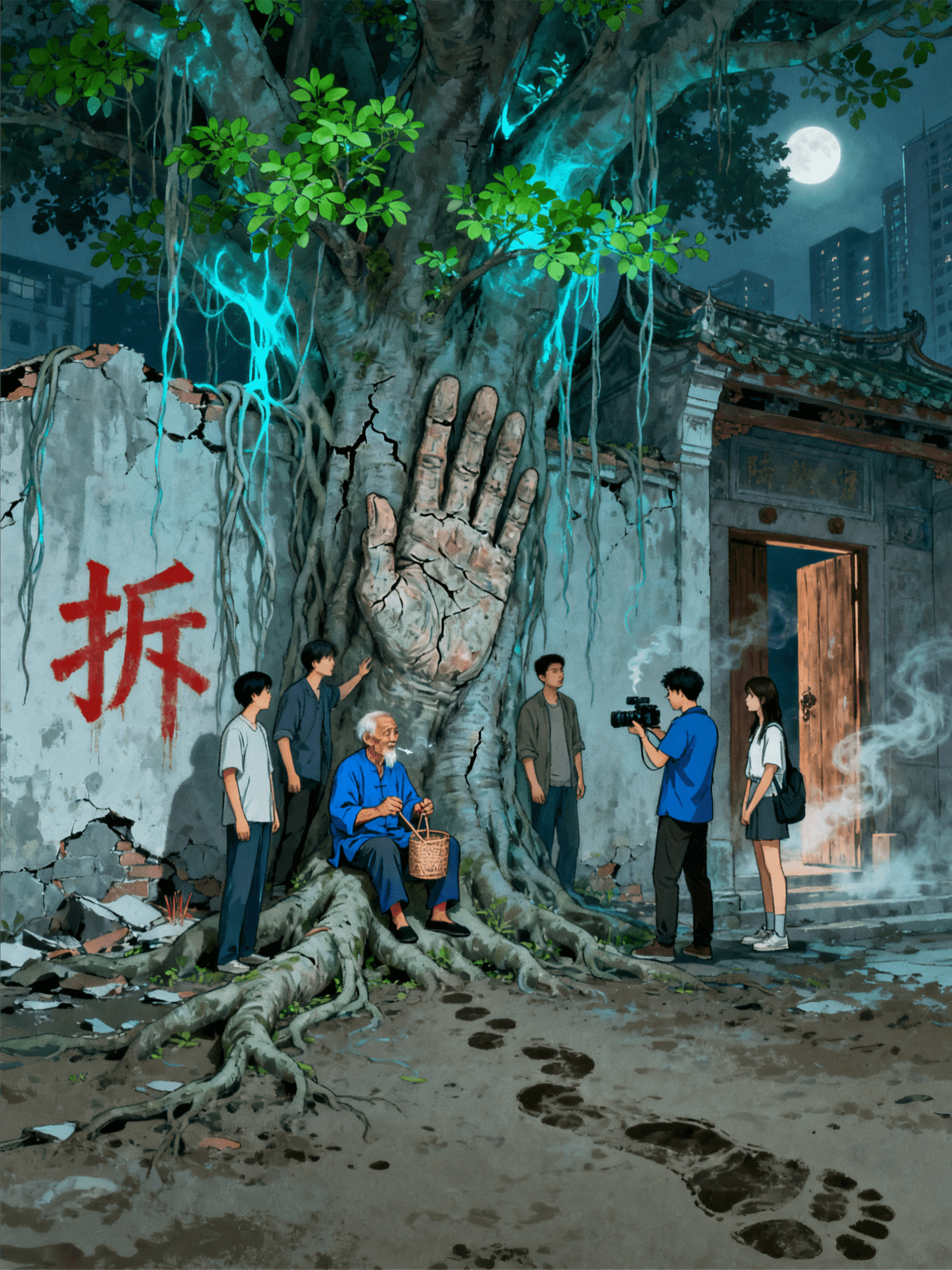 石坪村树影7