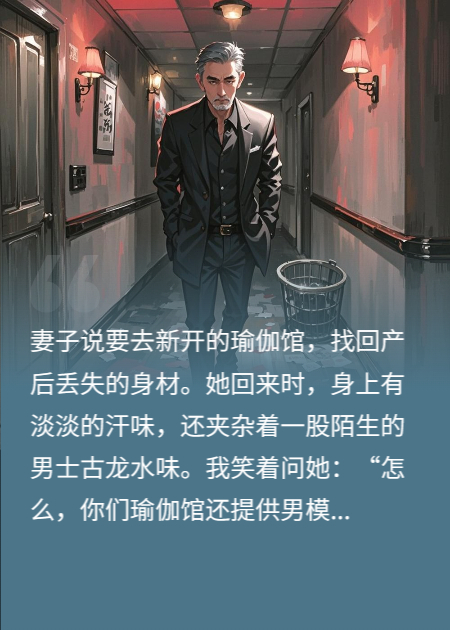 妻子去瑜伽馆后，我让她滚出家门