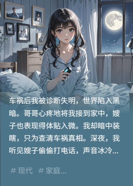 假装失明却撞见嫂子的秘密行为