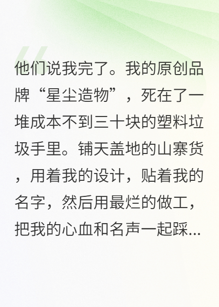 破产后，我手撕了山寨大佬