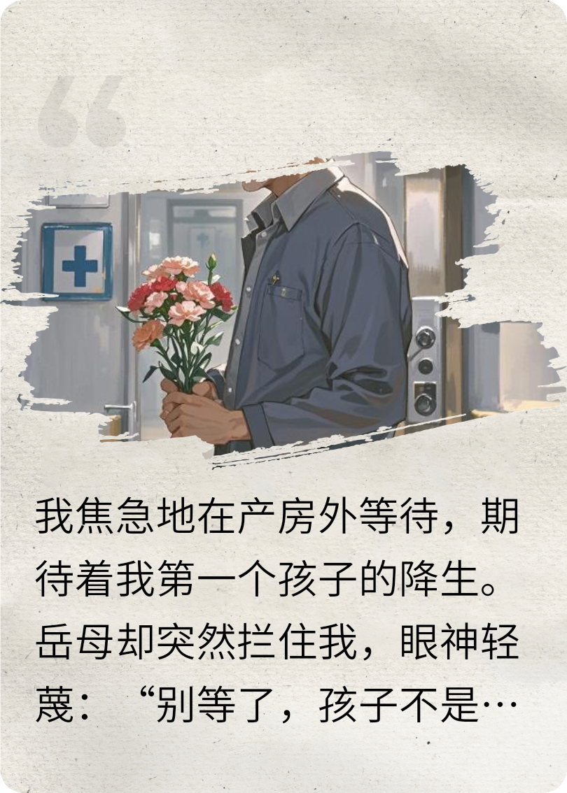 我在产房外等生，岳母说孩子不是我的
