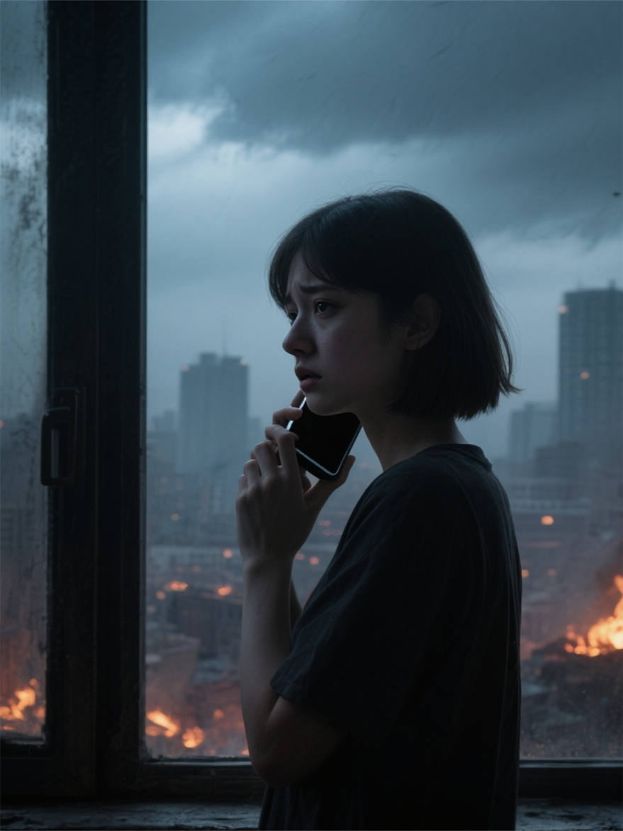 我的姑姑在村里疯了，但是我觉得她是装的
