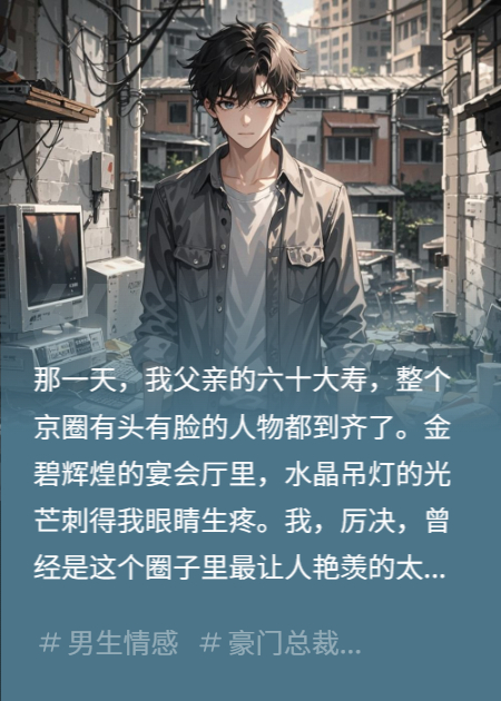 我被女友当众献给死对头后,京圈太子爷被......