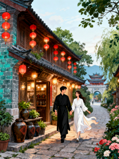 与暗恋十年的未婚夫退婚后，我开了爆火的古风酒馆