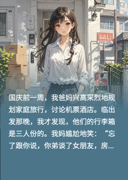 全家旅游把我扔下，我转手卖掉全款房