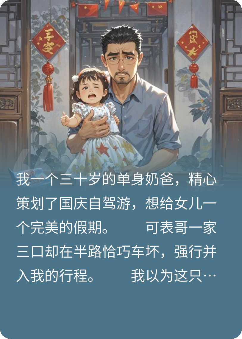 国庆奶爸自驾，我请君入瓮反杀