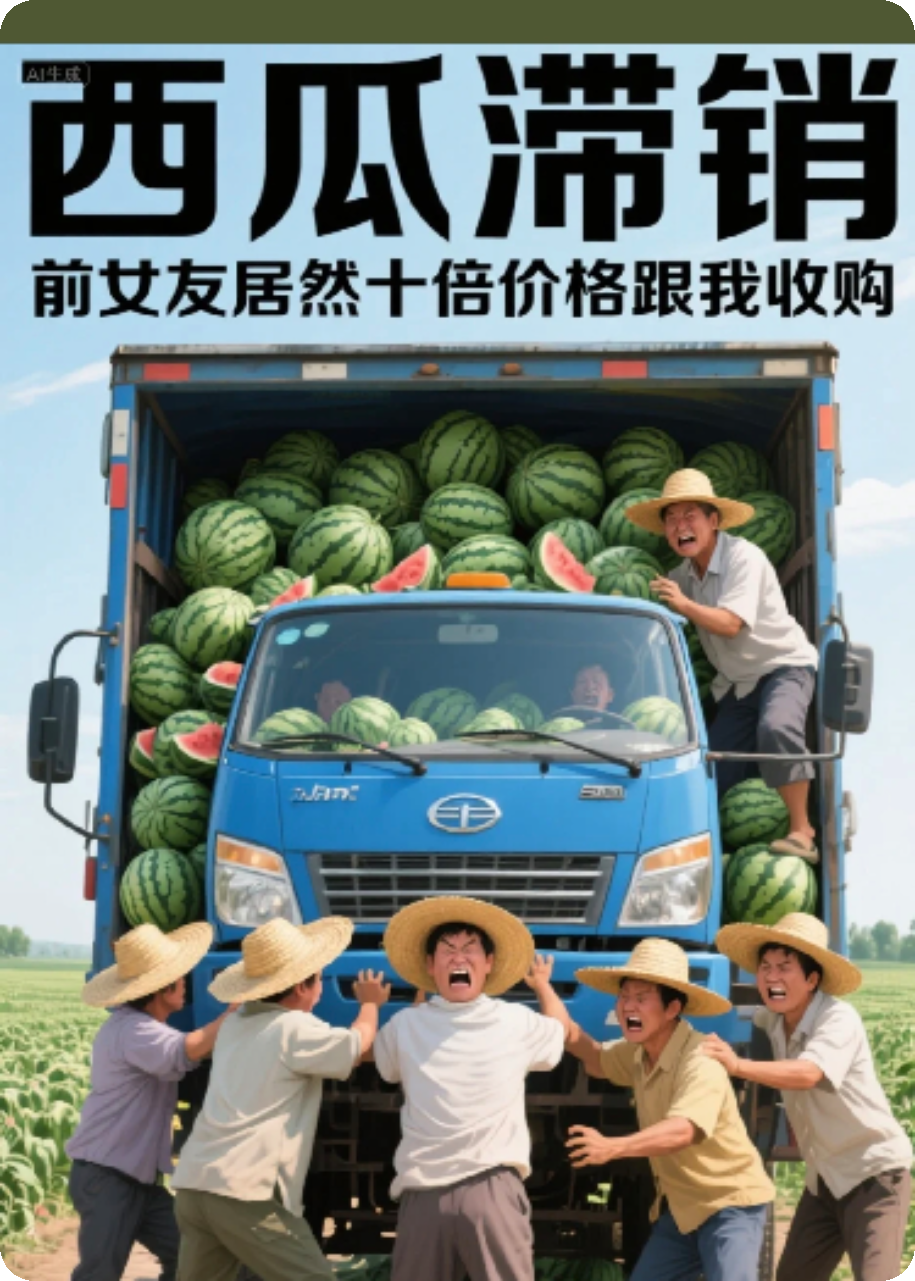 西瓜滞销，前女友居然十倍价格跟我收购！