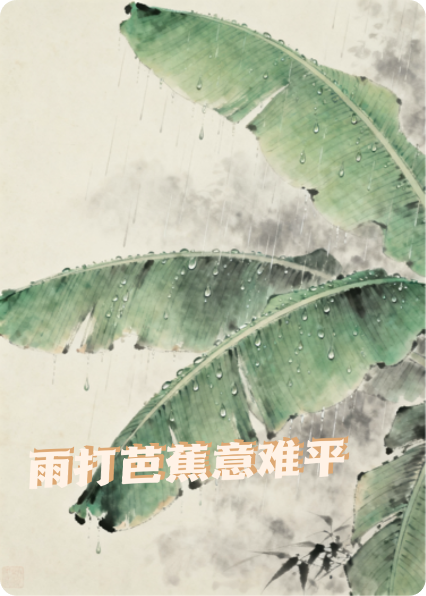 雨打芭蕉意难平