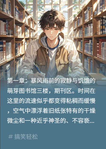 救命！我的肚子在图书馆唱起了空城计！