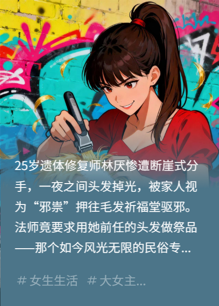 我剃光负心汉头皮献祭神明，发现自己才是真正的祭品！