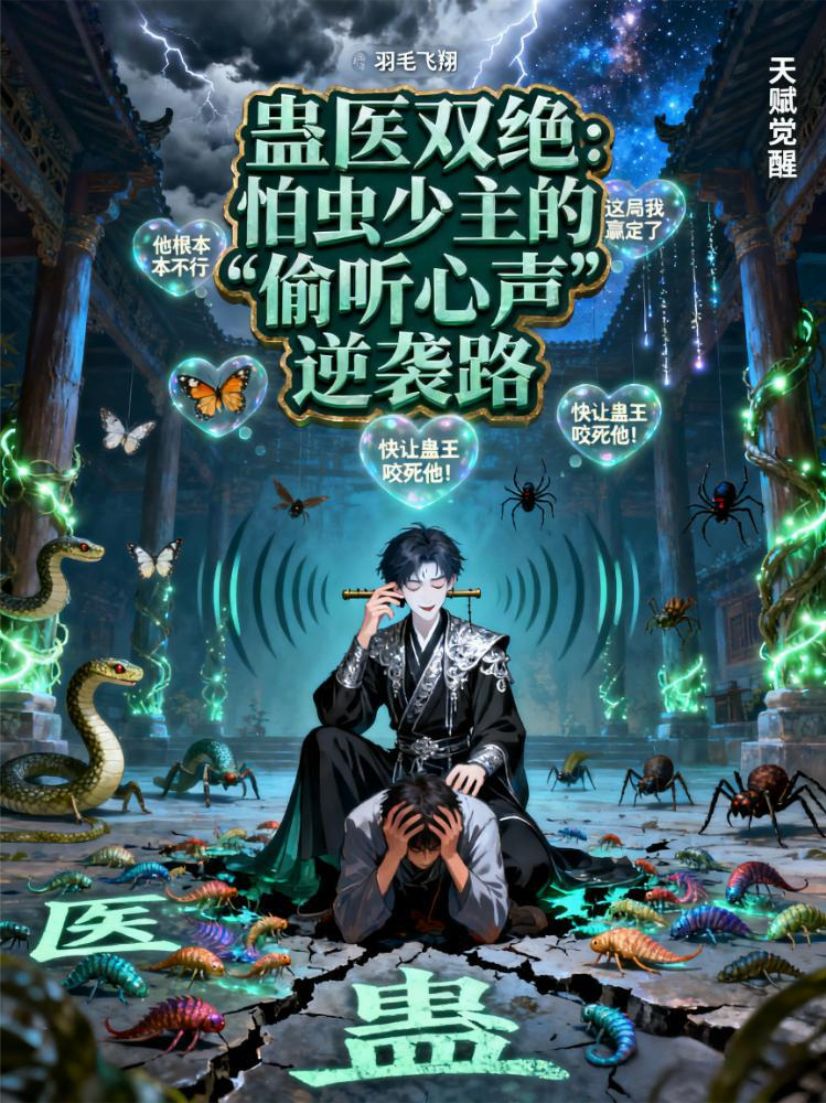 蛊医双绝：怕虫少主的“偷听心声”逆袭路