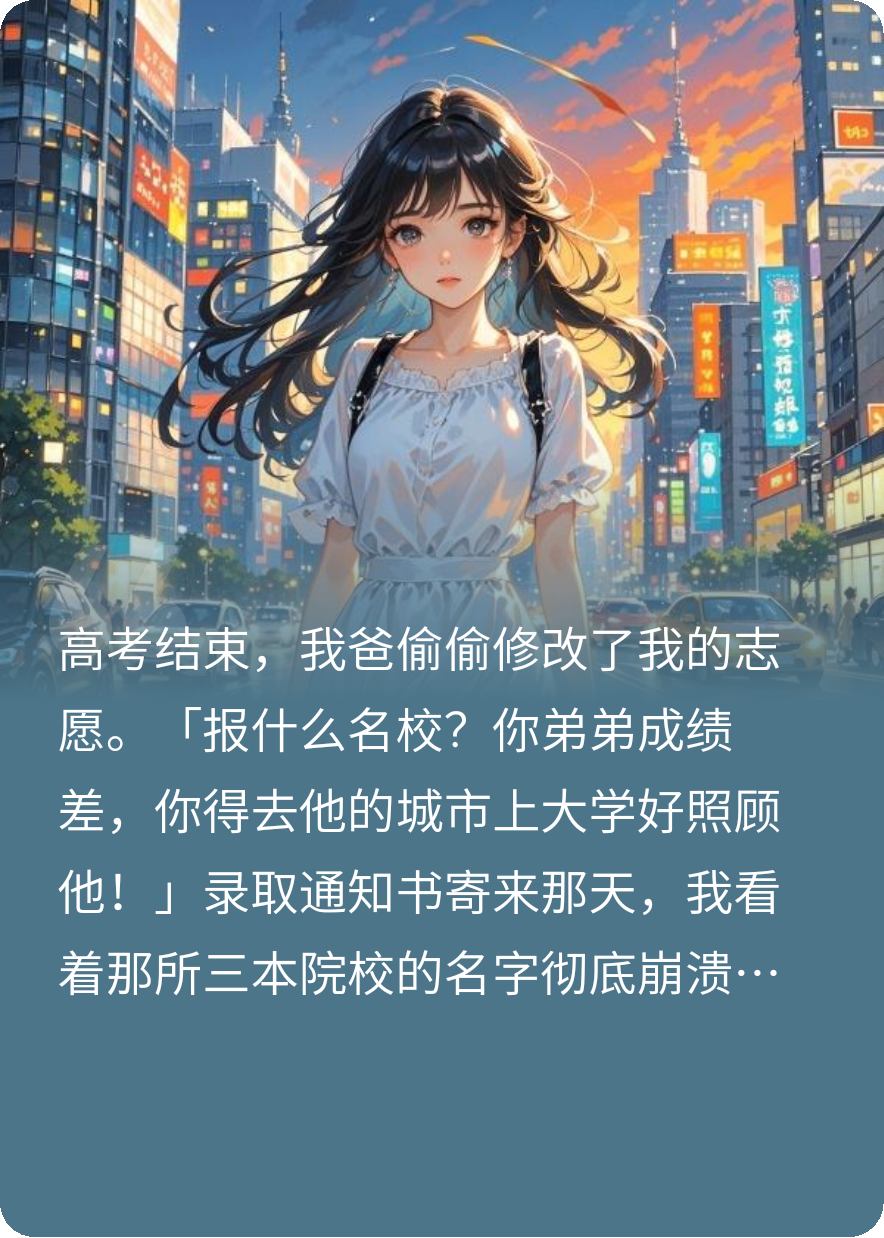 高考后，我把蠢弟弟送去边疆