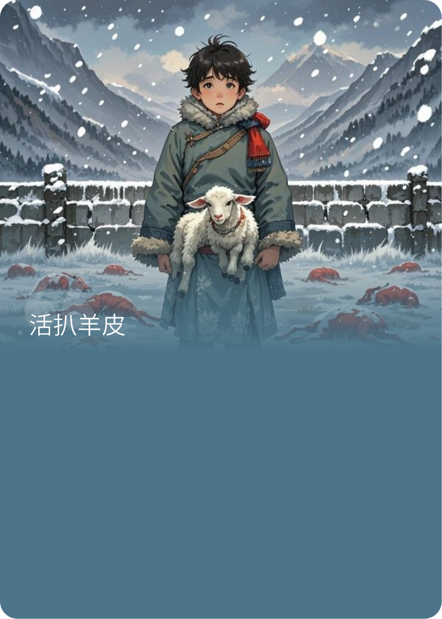 活扒羊皮