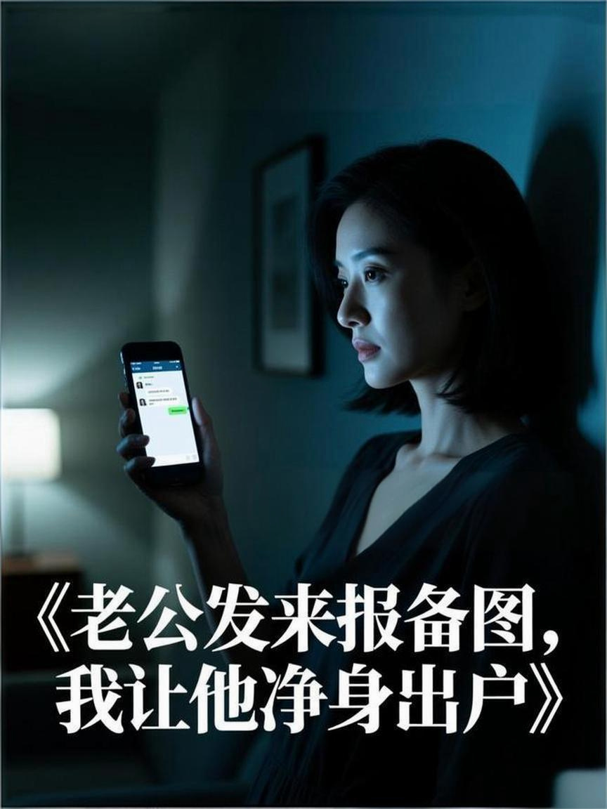 老公发来报备图，我让他净身出户