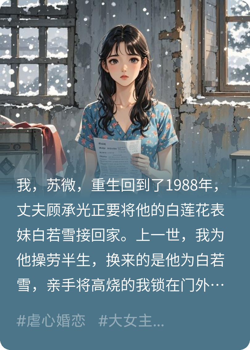 重生回到八十年代，手撕渣男