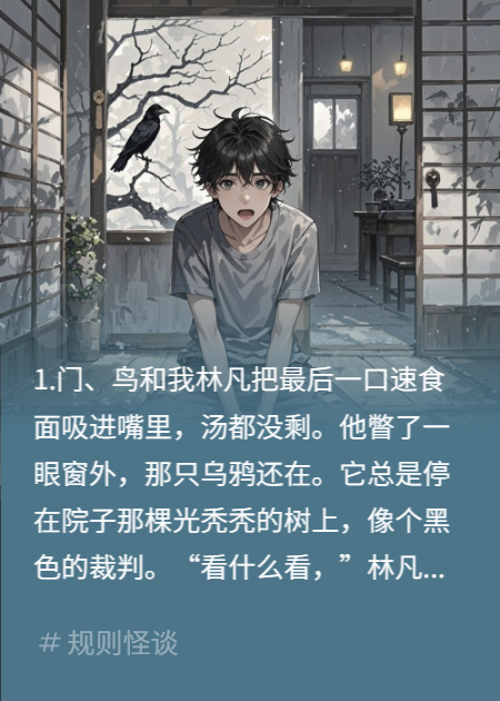 当门禁被一只乌鸦打开